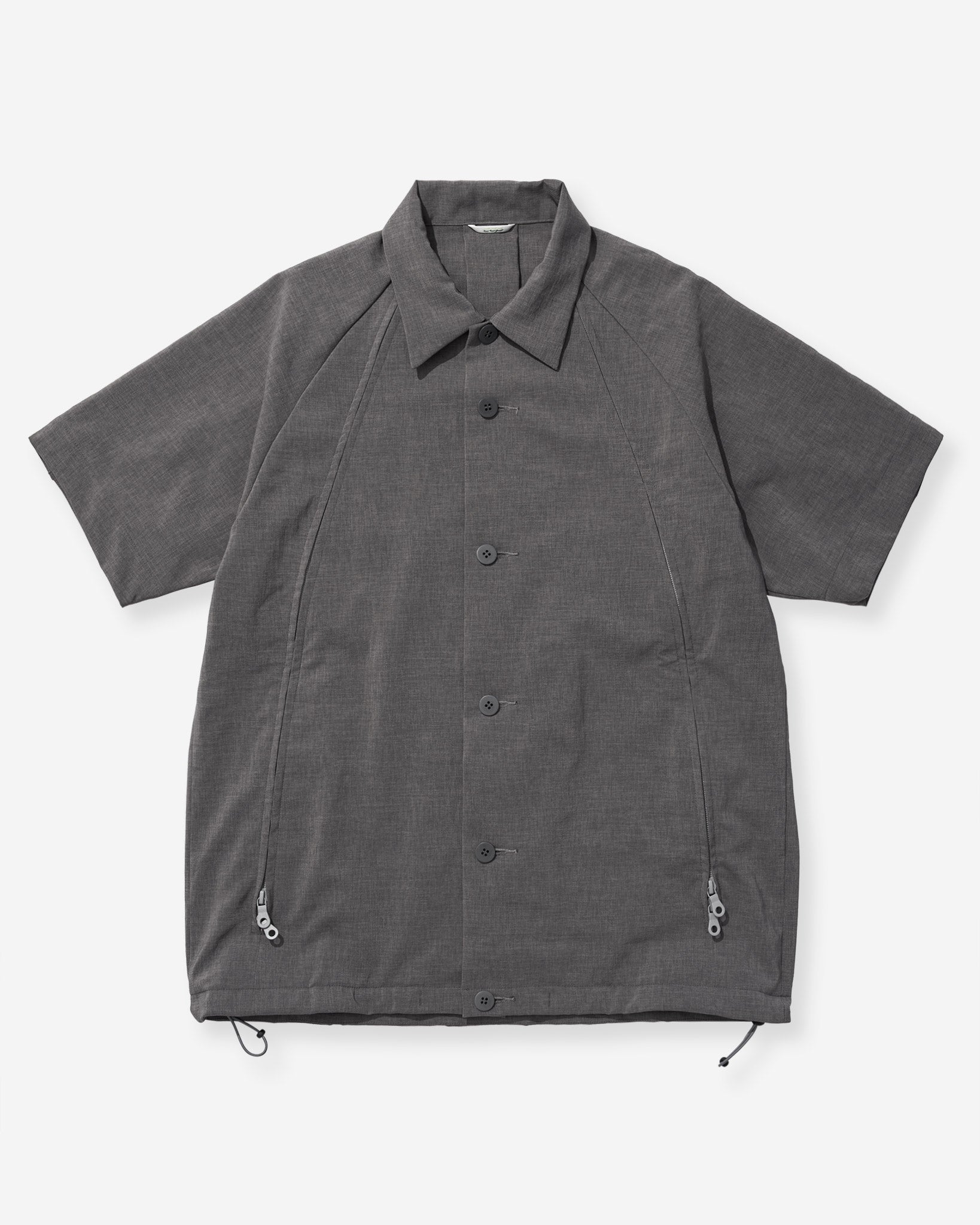 Zip PK Shirt (SS-LB05) - Grey