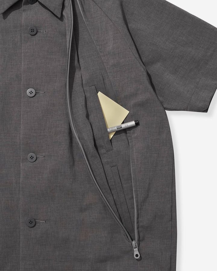 Zip PK Shirt (SS-LB05) - Grey