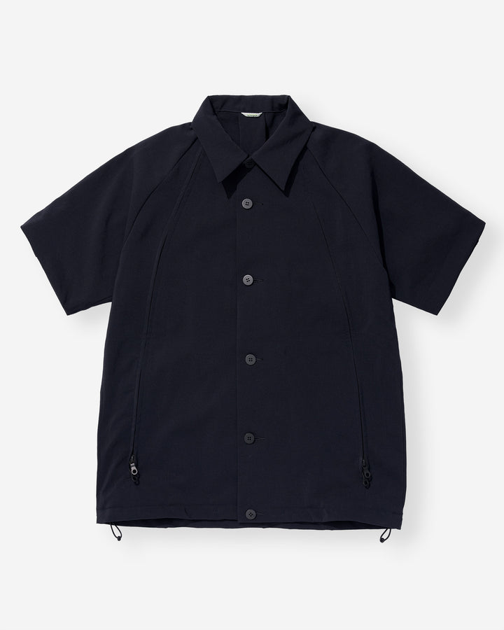 Zip PK Shirt (SS-LB05) - Navy