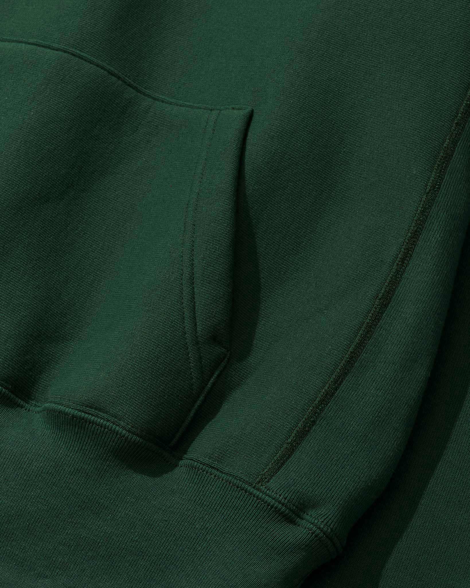 CROSS-KNIT® Pullover Hooded Sweatshirt - Dark Green