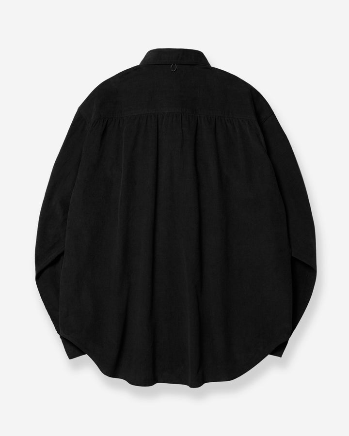 Typewriter Cord Shirt - Black