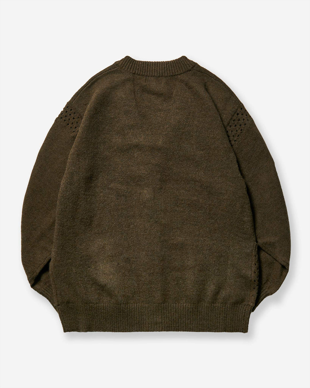 Vent Panel Knit Cardigan - Coyote