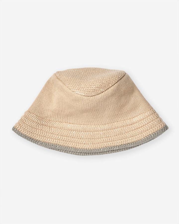 O/M Knit Bucket Hat - Beige