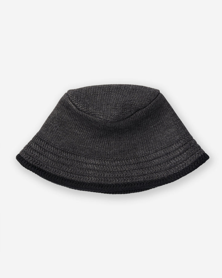 O/M Knit Bucket Hat - Black
