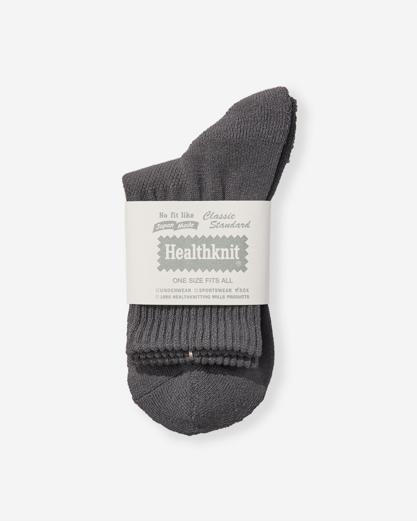 Japanese Washi Paper Socks - Charcoal
