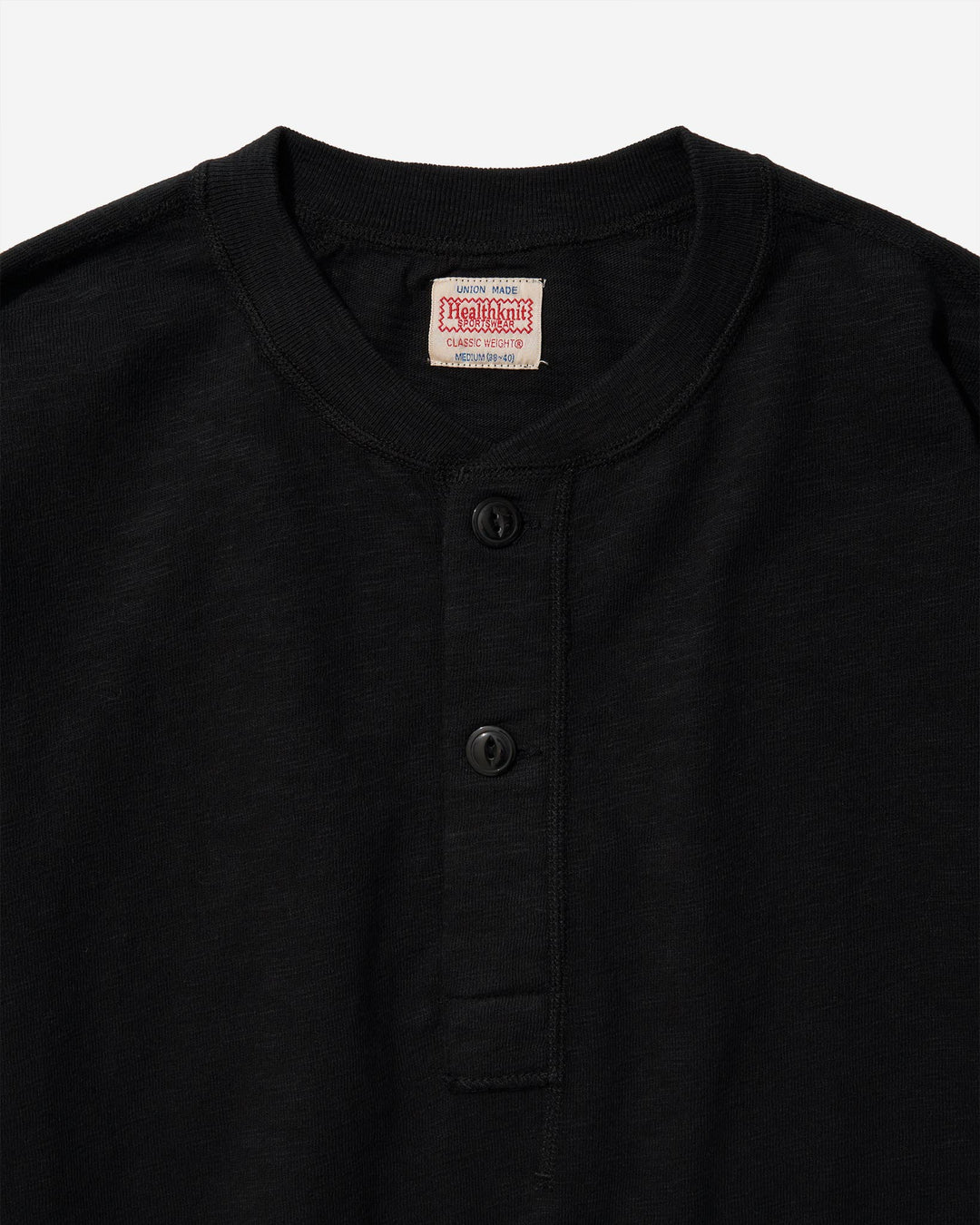 Max Weight Slab Henley L/S T-Shirt - Navy