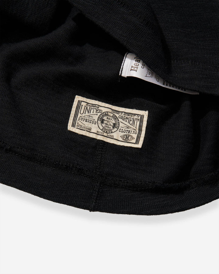 Max Weight Slab Henley L/S T-Shirt - Navy