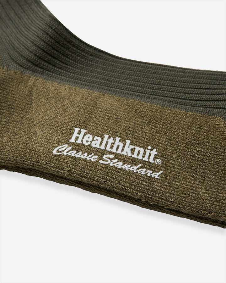 Ribbed Pile Socks - Khaki