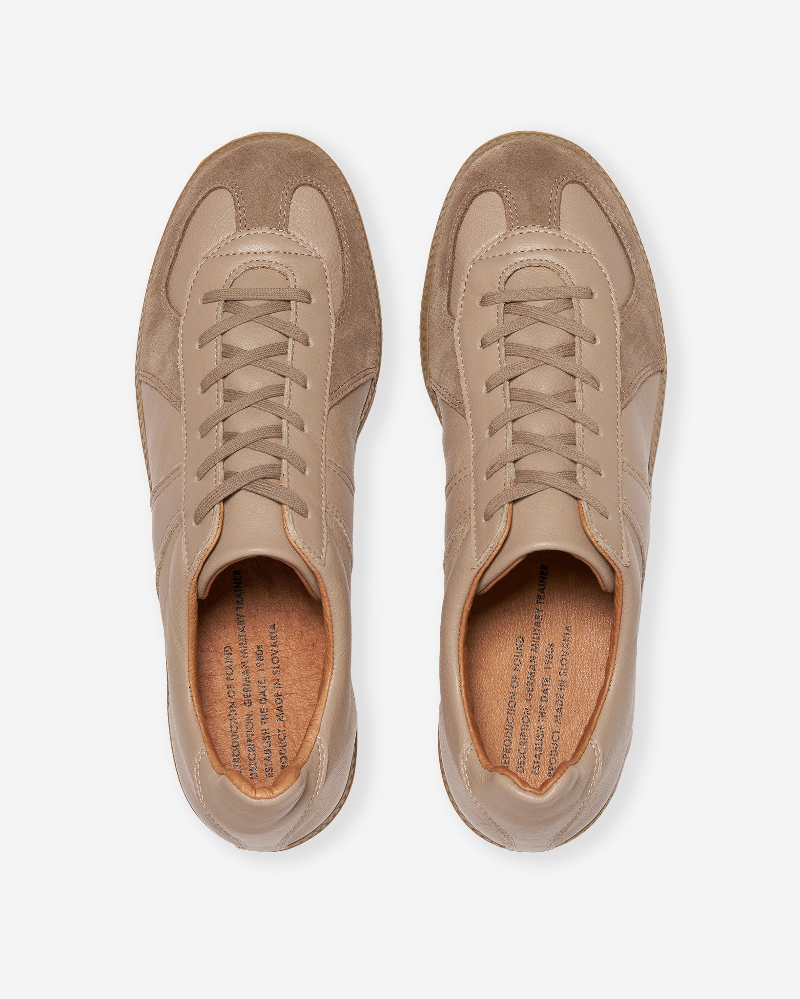 German Military Trainer - Beige Khaki