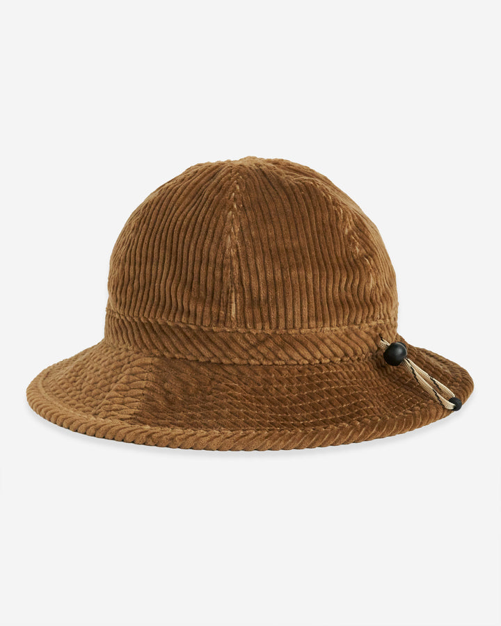 5W Corduroy Metro Hat with Drawcord - Camel