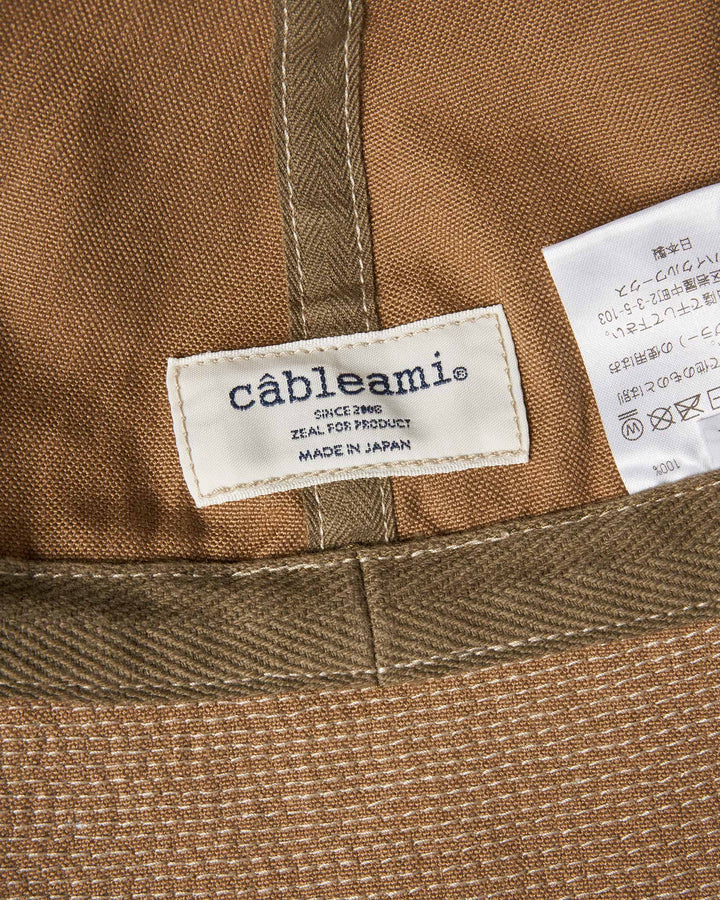 Canvas Dixie Hat (One Wash) - Brown